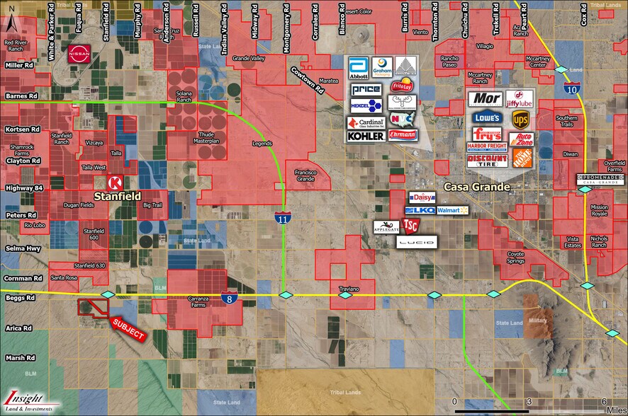 Stanfield, Stanfield, AZ 85172 Land for Sale