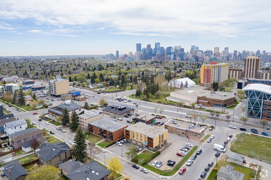 1133 17 Av NW, Calgary, AB for lease - Aerial - Image 2 of 3
