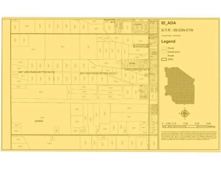 5132 W Franklin Rd, Meridian, ID for sale - Plat Map - Image 3 of 3