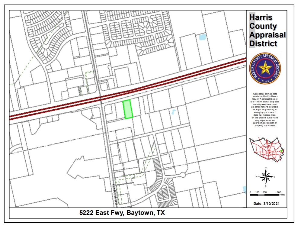 5222 I-10 East, Baytown, TX for sale Plat Map- Image 1 of 1