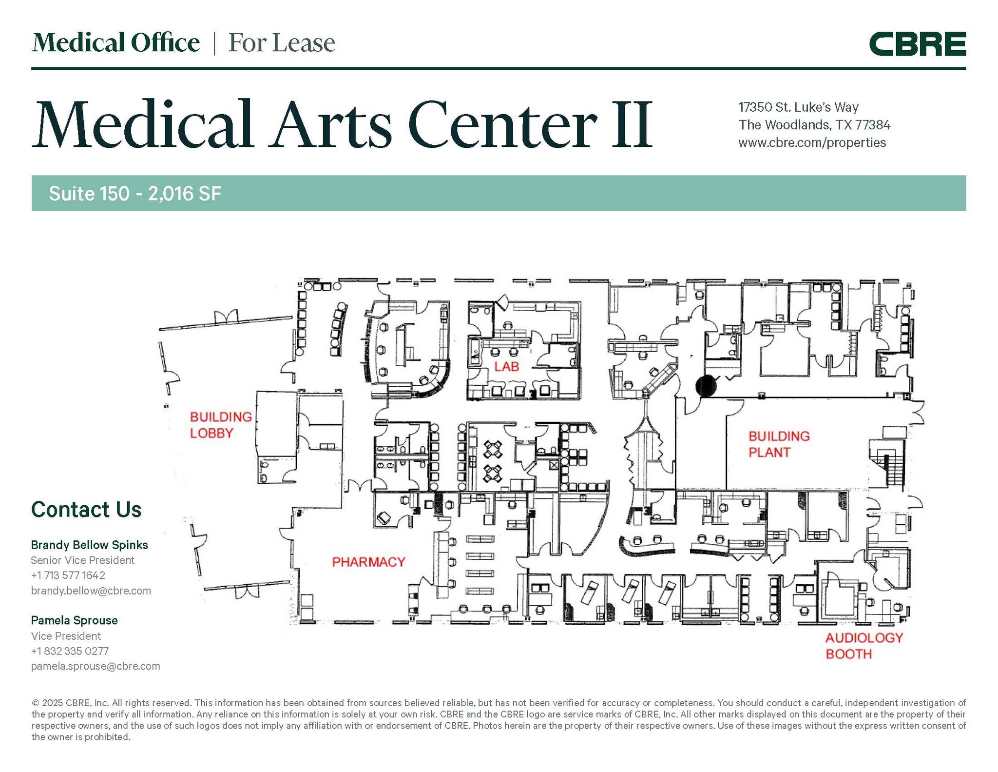 17350 St. Lukes Way, The Woodlands, TX for lease Interior Photo- Image 1 of 2