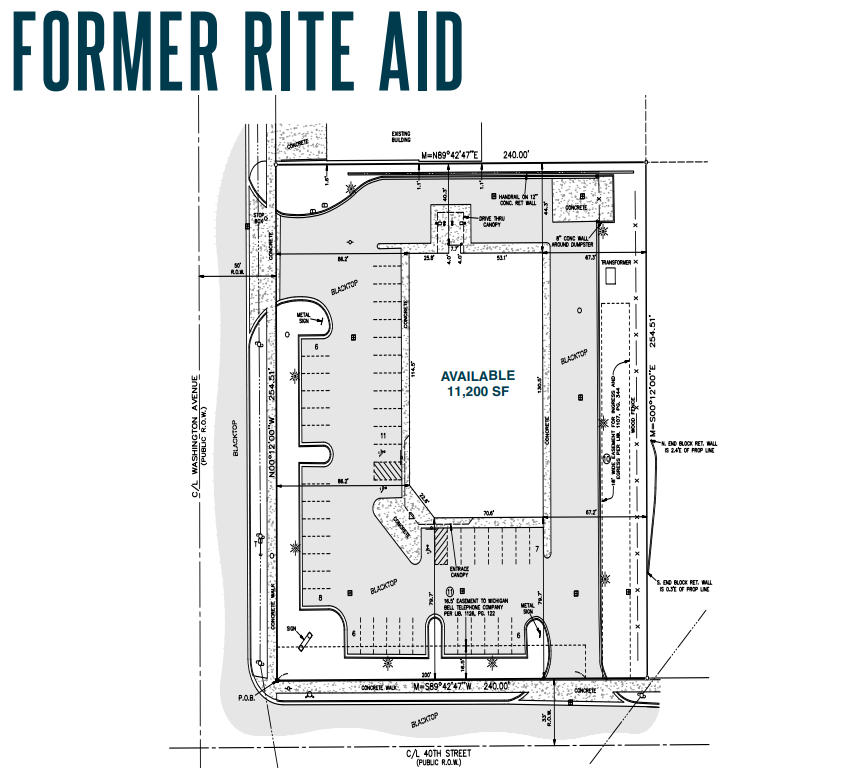 973 Washington Ave, Holland, MI for lease Site Plan- Image 1 of 2