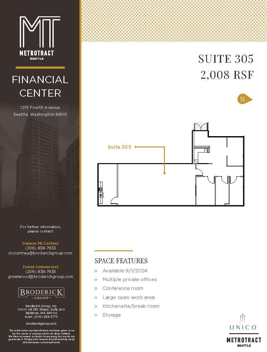 1215 4th Ave, Seattle, WA for lease Floor Plan- Image 1 of 1