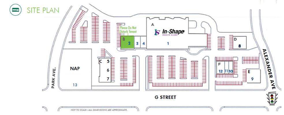 2969 G St, Merced, CA for lease - Site Plan - Image 2 of 4