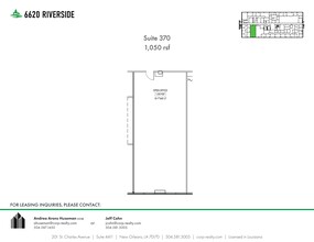 6660 Riverside Dr, Metairie, LA for lease Site Plan- Image 1 of 1