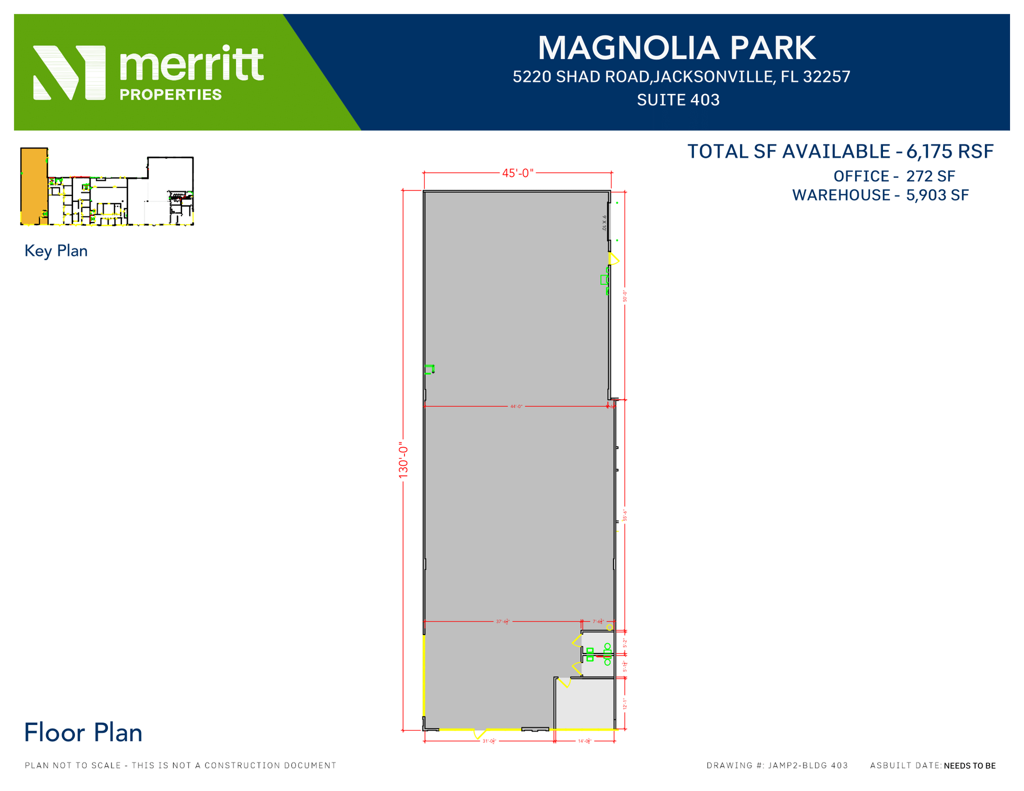 5220 Shad Rd, Jacksonville, FL for lease Floor Plan- Image 1 of 1