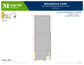 5220 Shad Rd, Jacksonville, FL for lease Floor Plan- Image 1 of 1