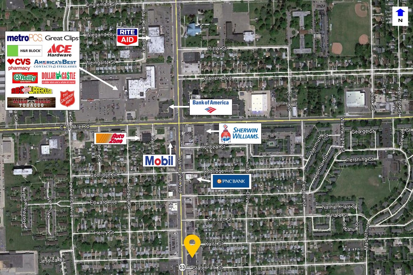 24408-24420 Van Dyke Ave, Center Line, MI 48015 | LoopNet