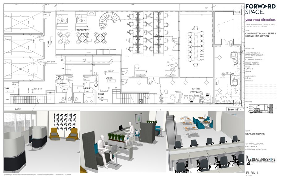 423 W College Ave, Appleton, WI for lease - Site Plan - Image 2 of 4