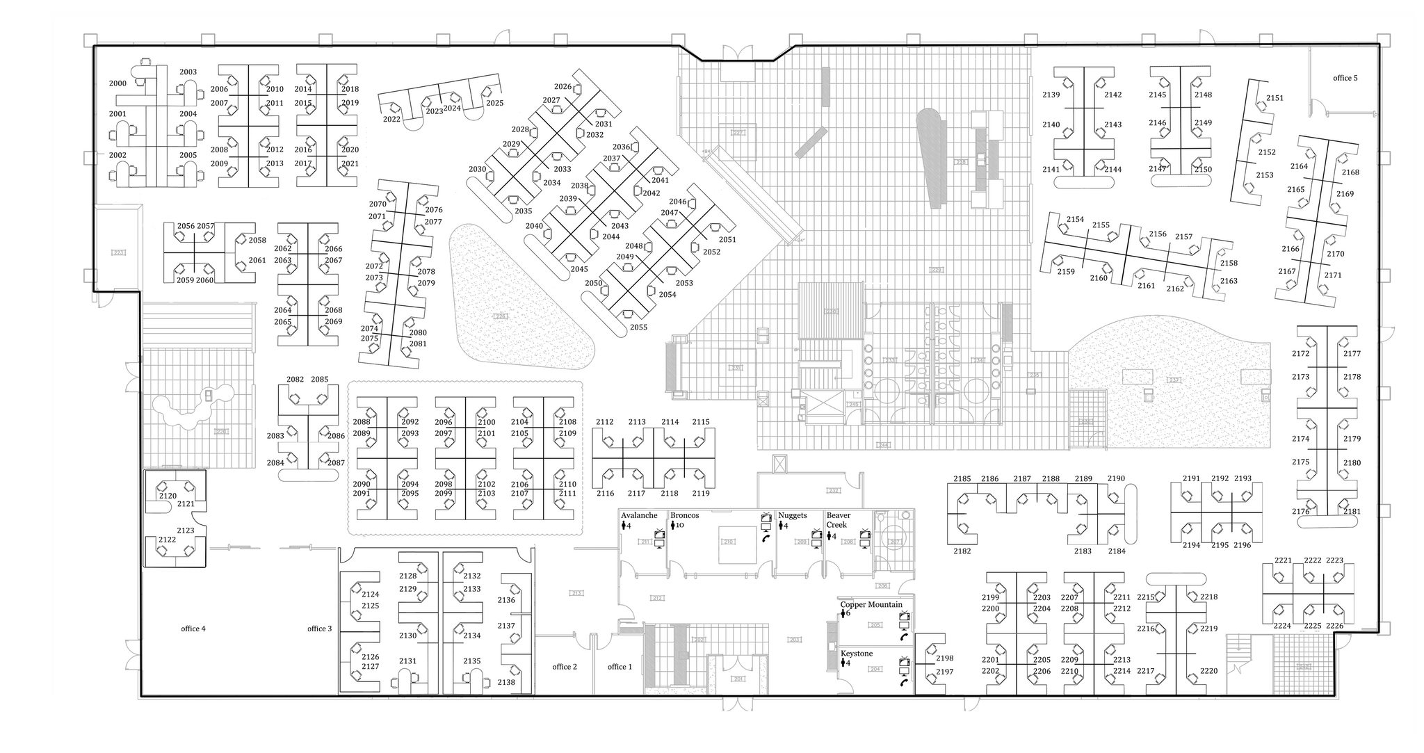 3045 S Parker Rd, Aurora, CO for lease Floor Plan- Image 1 of 23