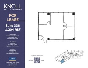 15400 Knoll Trail Dr, Dallas, TX for lease Floor Plan- Image 1 of 1