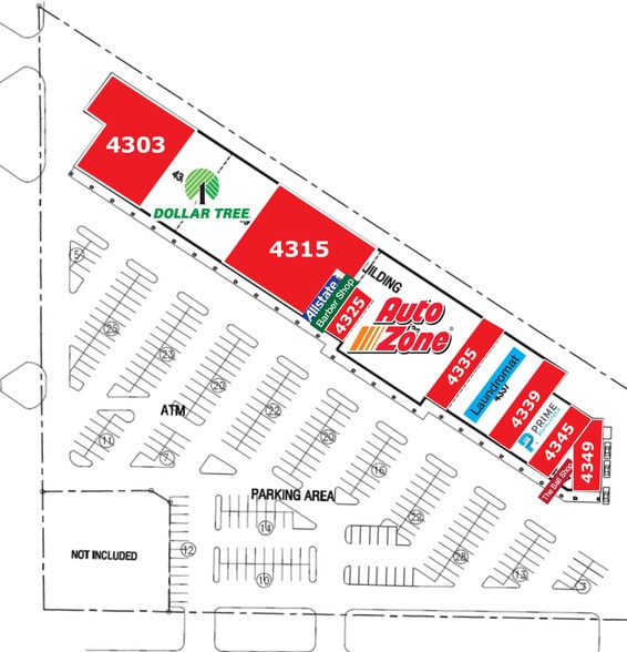 4303-4349 SE 15th St, Del City, OK for lease - Site Plan - Image 2 of 2