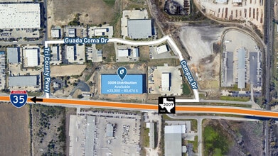 7023 FM 3009, Schertz, TX - AERIAL  map view