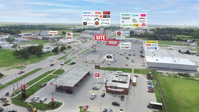 2408 W Central Ave, El Dorado, KS for lease Aerial- Image 2 of 7