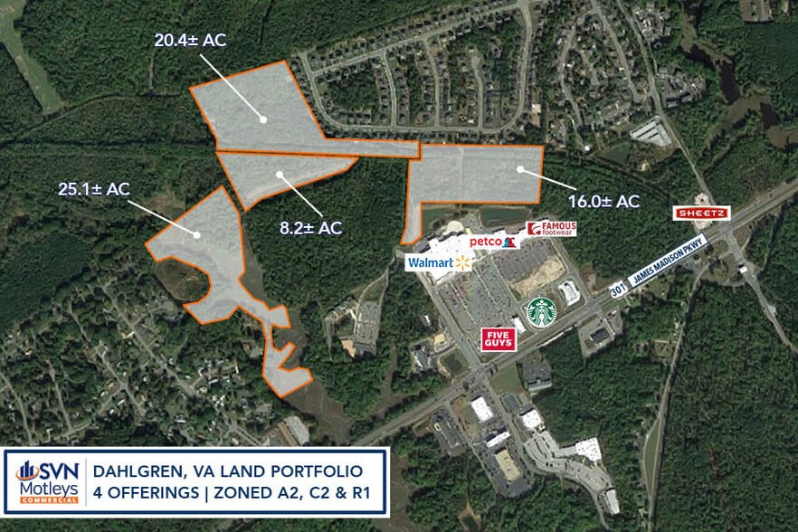 Rt 301, Dahlgren, VA for sale - Aerial - Image 1 of 1