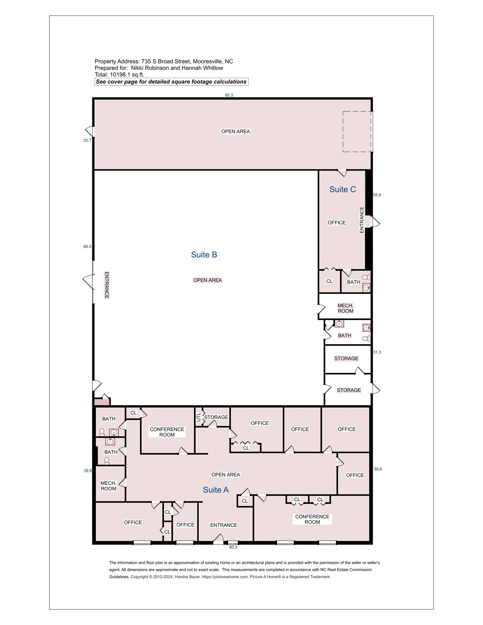 735 S Broad St, Mooresville, NC for lease Site Plan- Image 1 of 5