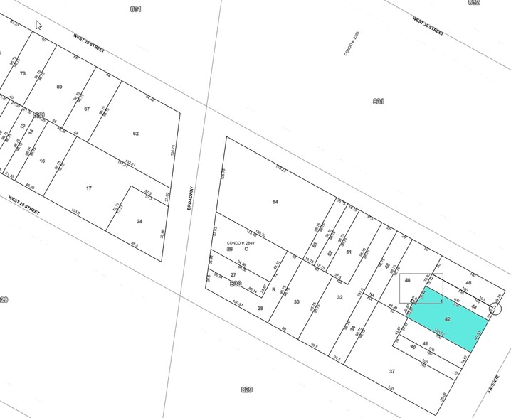 260 Fifth Ave, New York, NY for sale - Plat Map - Image 1 of 1