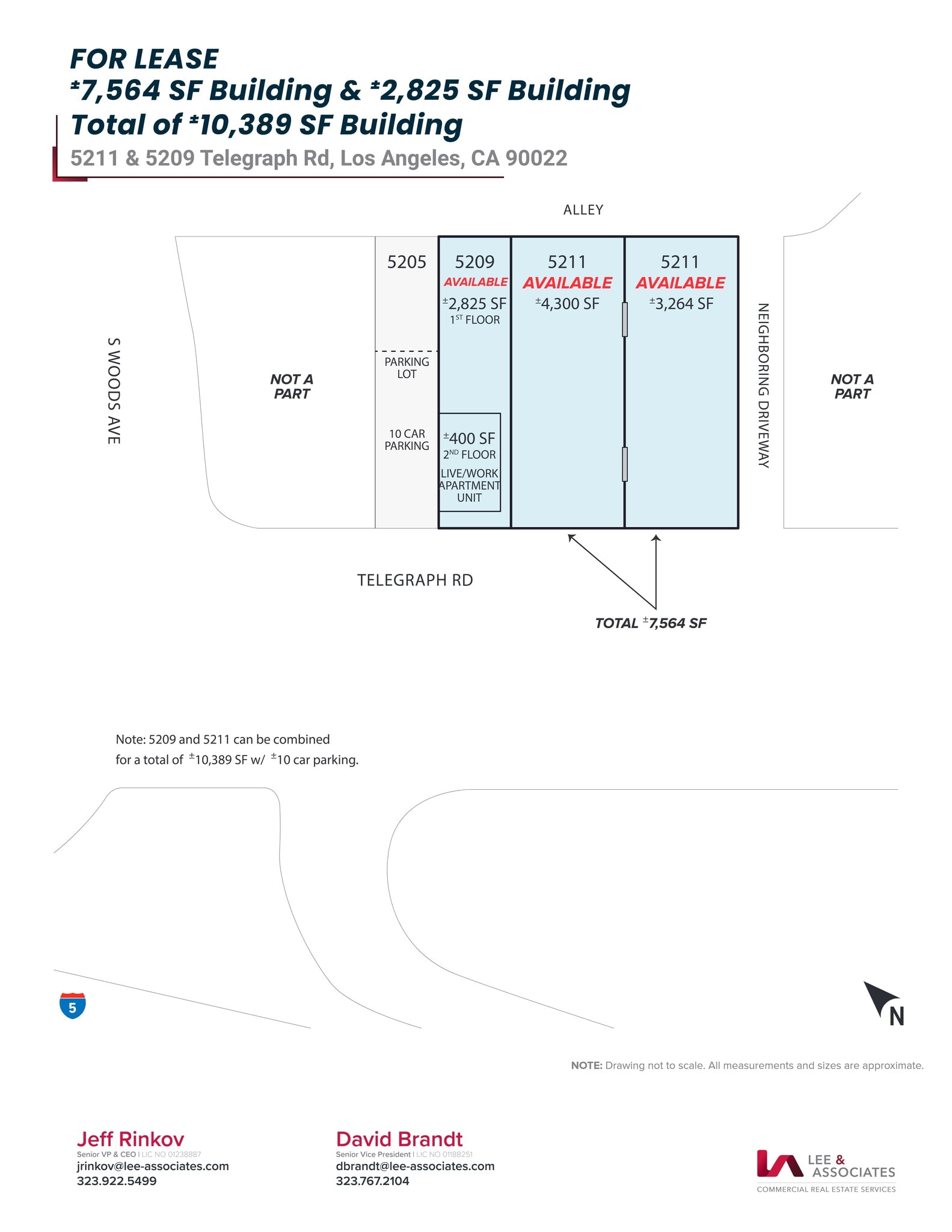 5207-5211 Telegraph Rd, Los Angeles, CA for lease Site Plan- Image 1 of 2