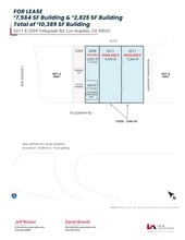 5207-5211 Telegraph Rd, Los Angeles, CA for lease Site Plan- Image 1 of 2