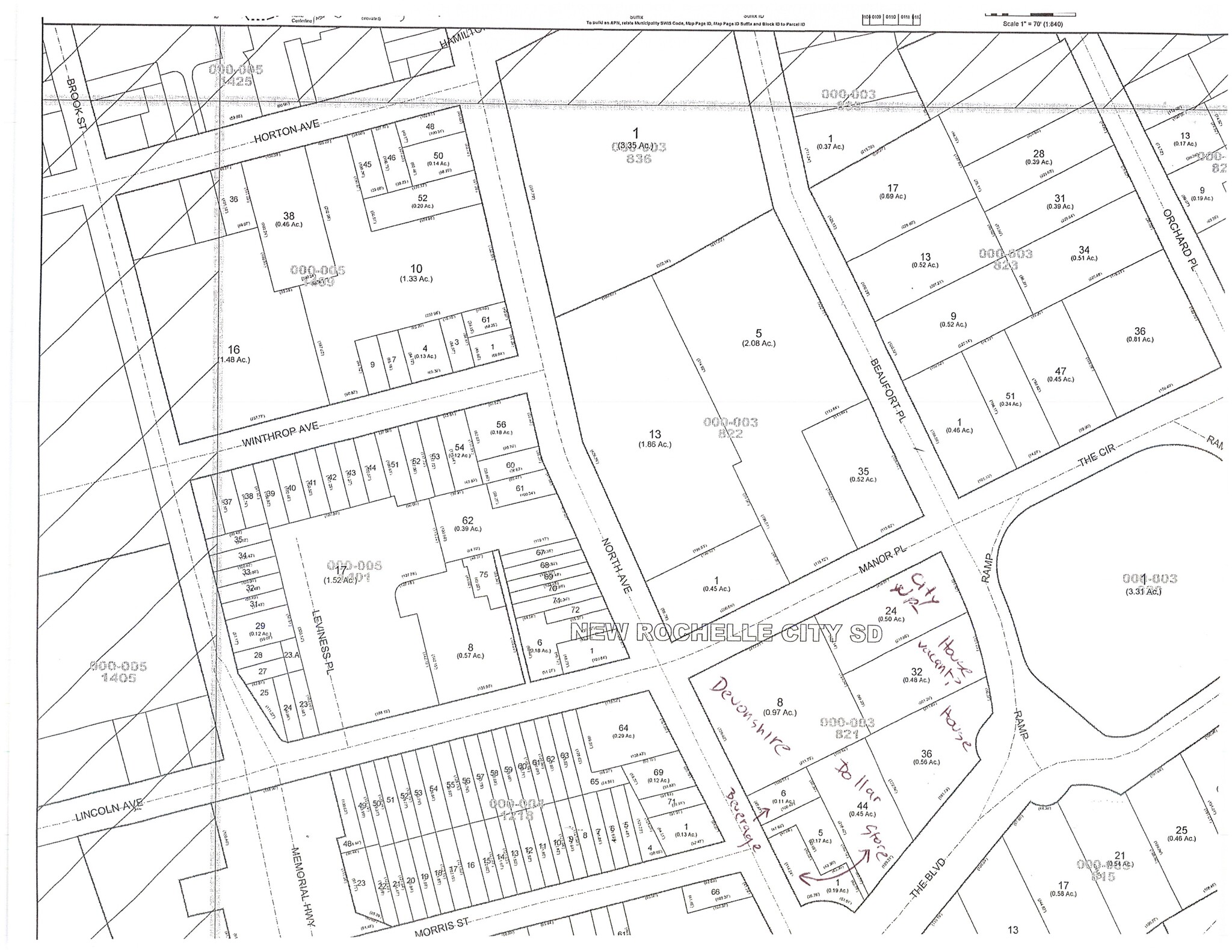 457 North Ave, New Rochelle, NY for lease Site Plan- Image 1 of 4