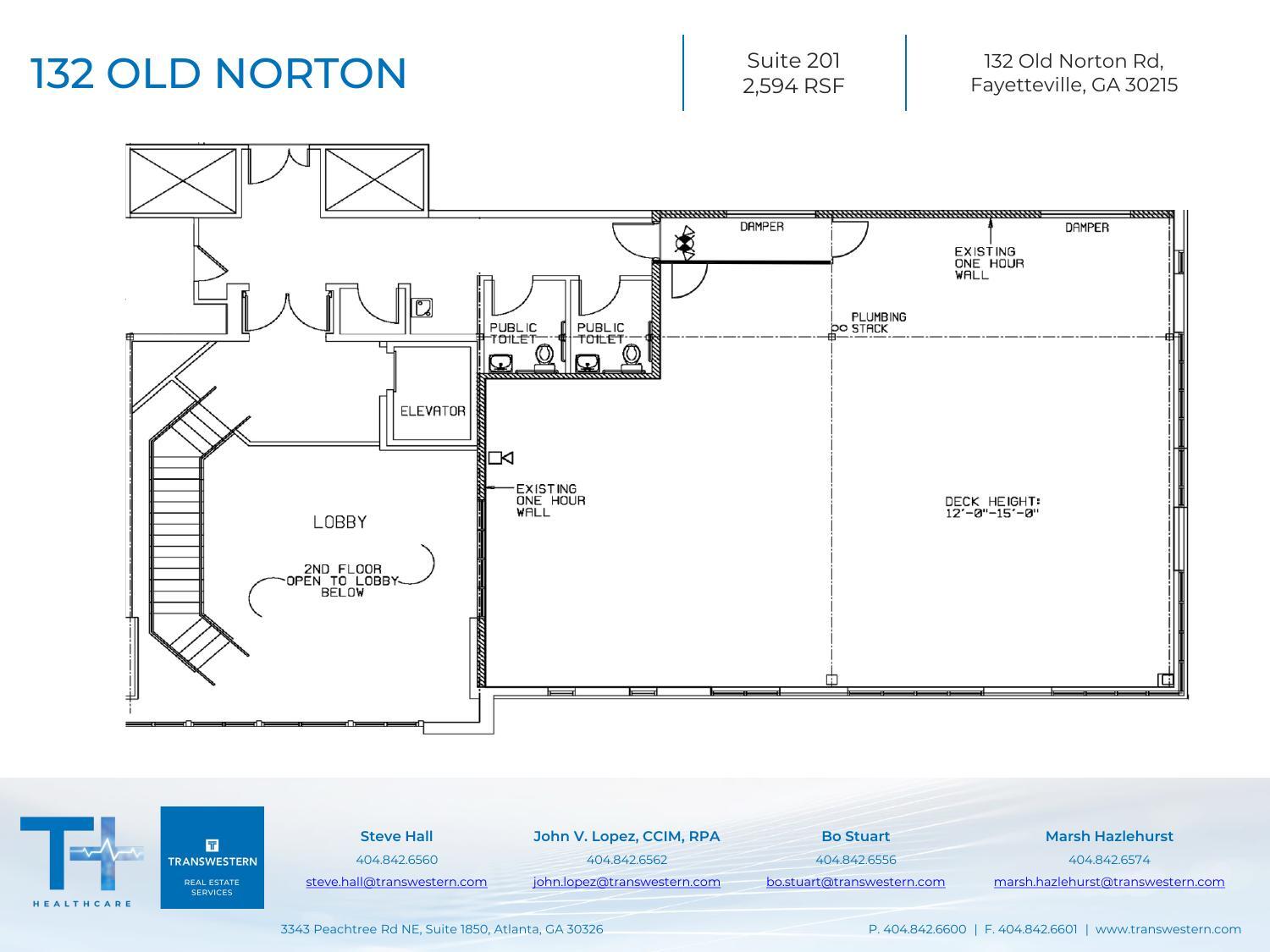 132 Old Norton Rd, Fayetteville, GA for lease Floor Plan- Image 1 of 1