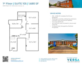 6912 Main St, Downers Grove, IL for lease Floor Plan- Image 1 of 1