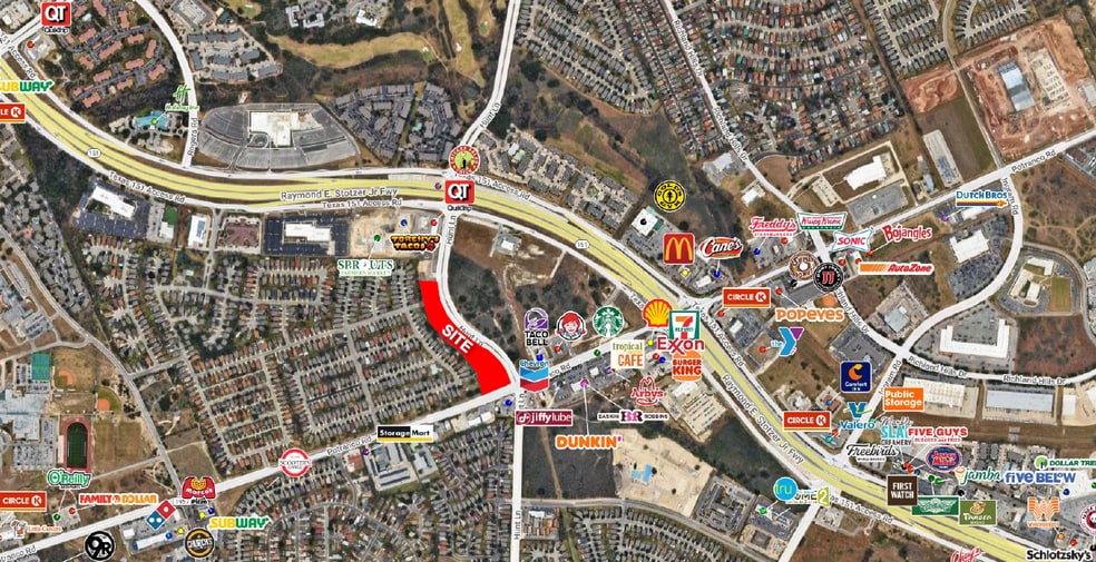 Hunt Lane, San Antonio, TX for sale - Aerial - Image 1 of 3