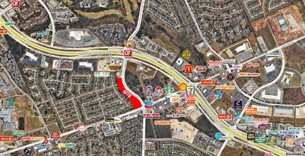 Hunt Lane, San Antonio, TX - AERIAL map view