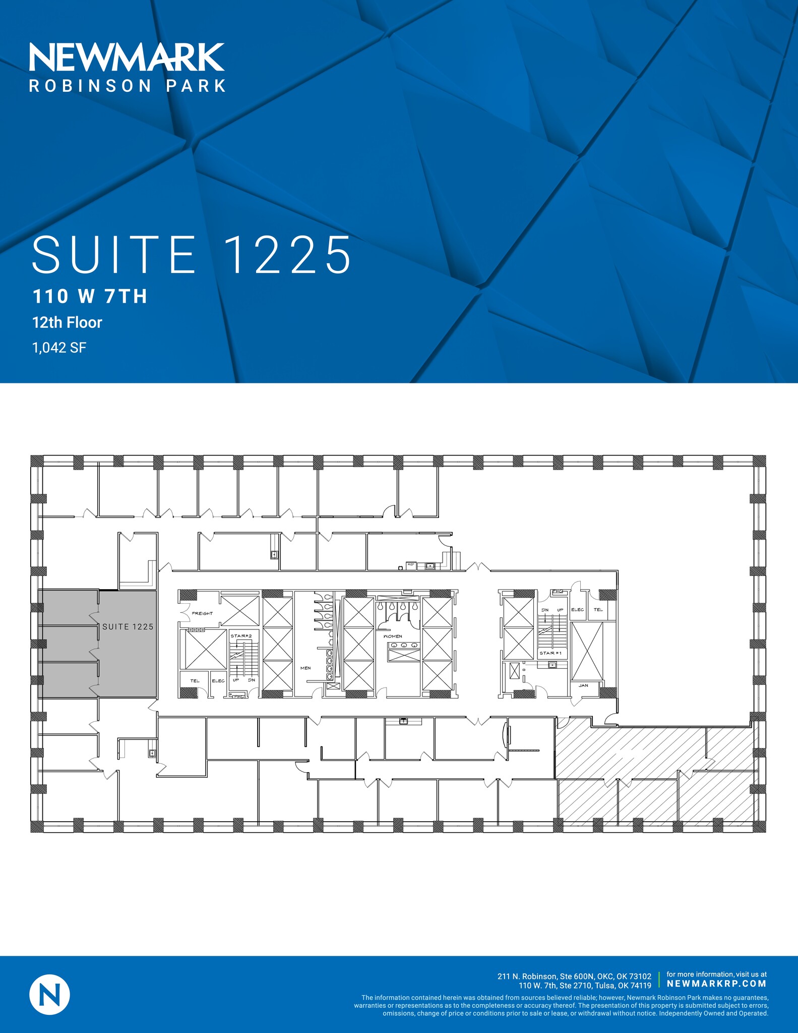 110 W 7th St S, Tulsa, OK for lease Site Plan- Image 1 of 1