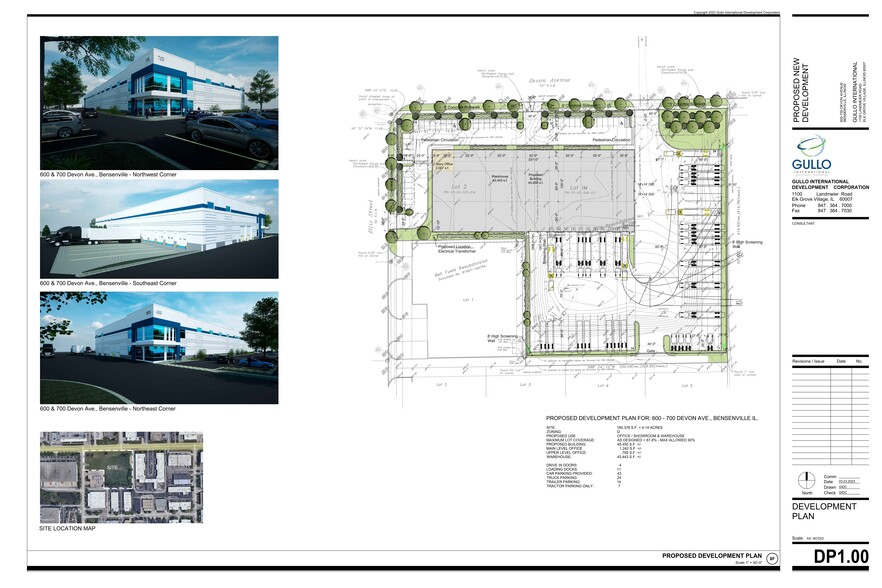 600-700 Devon Ave, Bensenville, IL for lease - Site Plan - Image 1 of 5