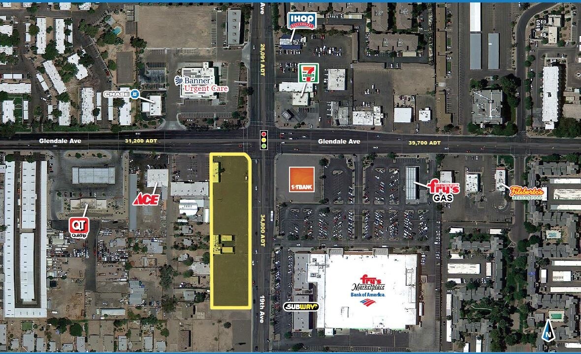 SWC Glendale & 19th, Phoenix, AZ for sale Primary Photo- Image 1 of 1