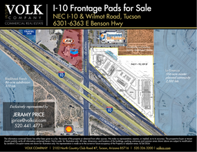 NEC I-10 & Wilmot, Tucson, AZ - AERIAL  map view - Image1