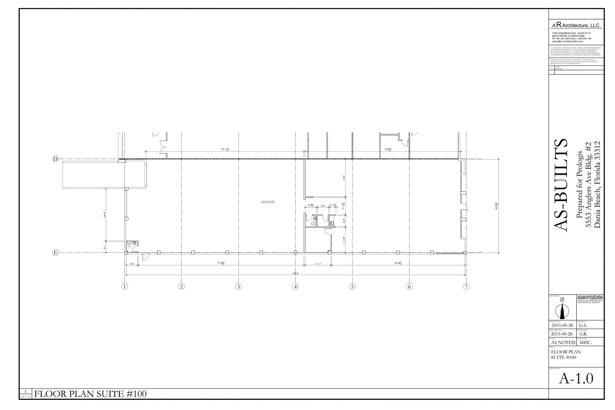 5553 Anglers Ave, Fort Lauderdale, FL for lease Site Plan- Image 1 of 5