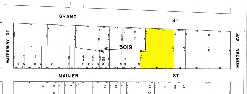 968-976 Grand St, Brooklyn, NY for lease - Plat Map - Image 2 of 5