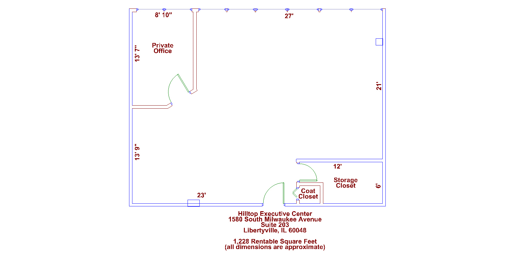 1580 S Milwaukee Ave, Libertyville, IL for lease Floor Plan- Image 1 of 1