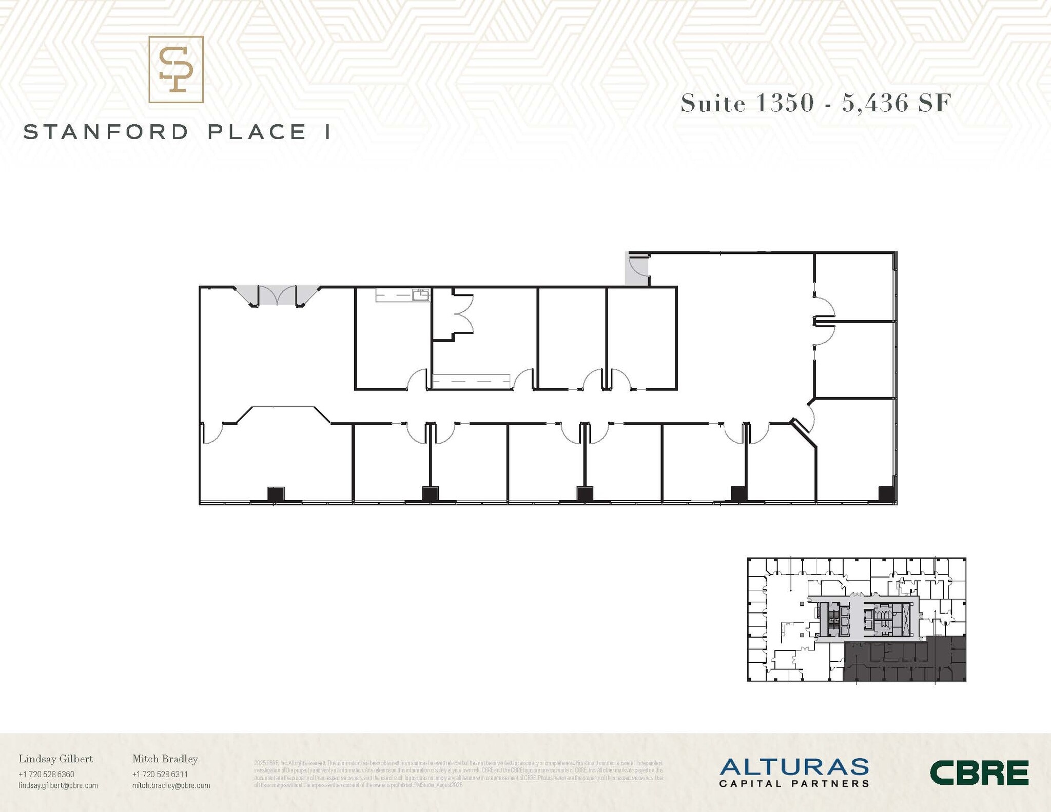 8055 E Tufts Ave, Denver, CO for lease Floor Plan- Image 1 of 1