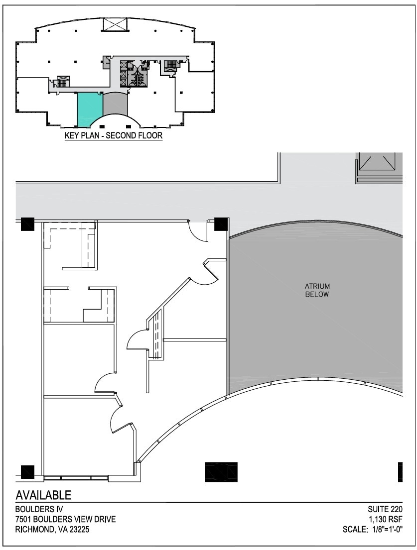 7501 Boulder View Dr, North Chesterfield, VA for lease Floor Plan- Image 1 of 1