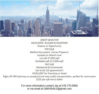 More details for 1289-1293 Atlantic Ave, Brooklyn, NY - Land for Lease