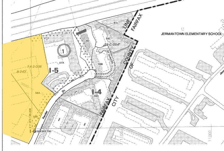 3926 Pender Dr, Fairfax, VA for lease - Plat Map - Image 2 of 8