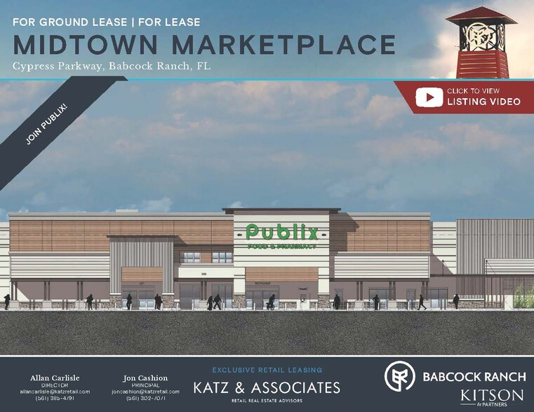 Midtown Blvd & Cypress Pky, Babcock Ranch, FL for lease - Primary Photo - Image 1 of 2