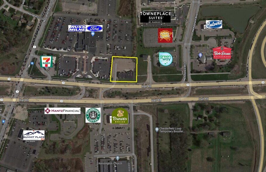 24941-24989 Hall Rd, Macomb, MI for lease - Building Photo - Image 2 of 7