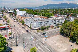 2891-2893 Hastings St E, Vancouver, BC - AERIAL  map view