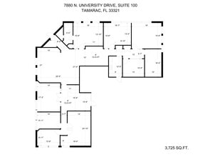 7880 N University Dr, Tamarac, FL for lease Site Plan- Image 1 of 8