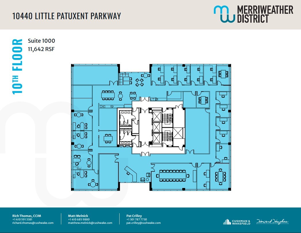 10480 Little Patuxent Pky, Columbia, MD for lease Floor Plan- Image 1 of 1