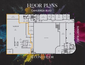 6400 W Sunset Blvd, Los Angeles, CA for lease Floor Plan- Image 2 of 2