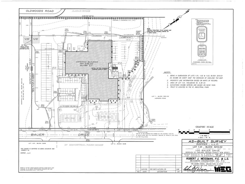 100 Bauer Dr, Oakland, NJ for sale - Site Plan - Image 1 of 1