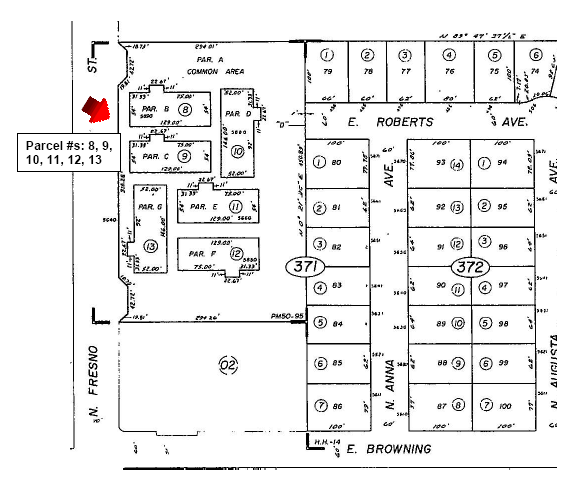 5680 N Fresno St, Fresno, CA for sale - Plat Map - Image 3 of 6