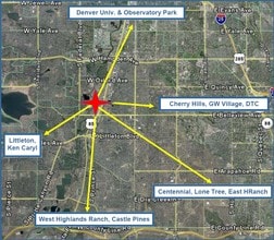 2000 W Union Ave, Englewood, CO - AERIAL  map view - Image1