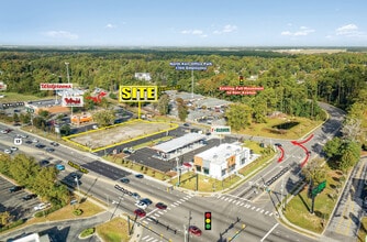 4505-4621 Market St, Wilmington, NC - AERIAL  map view - Image1