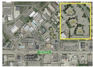1131 Westrac Dr, Fargo, ND - AERIAL  map view